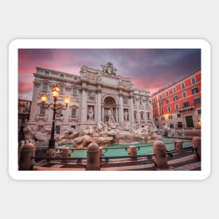 Trevi Fountain Sticker